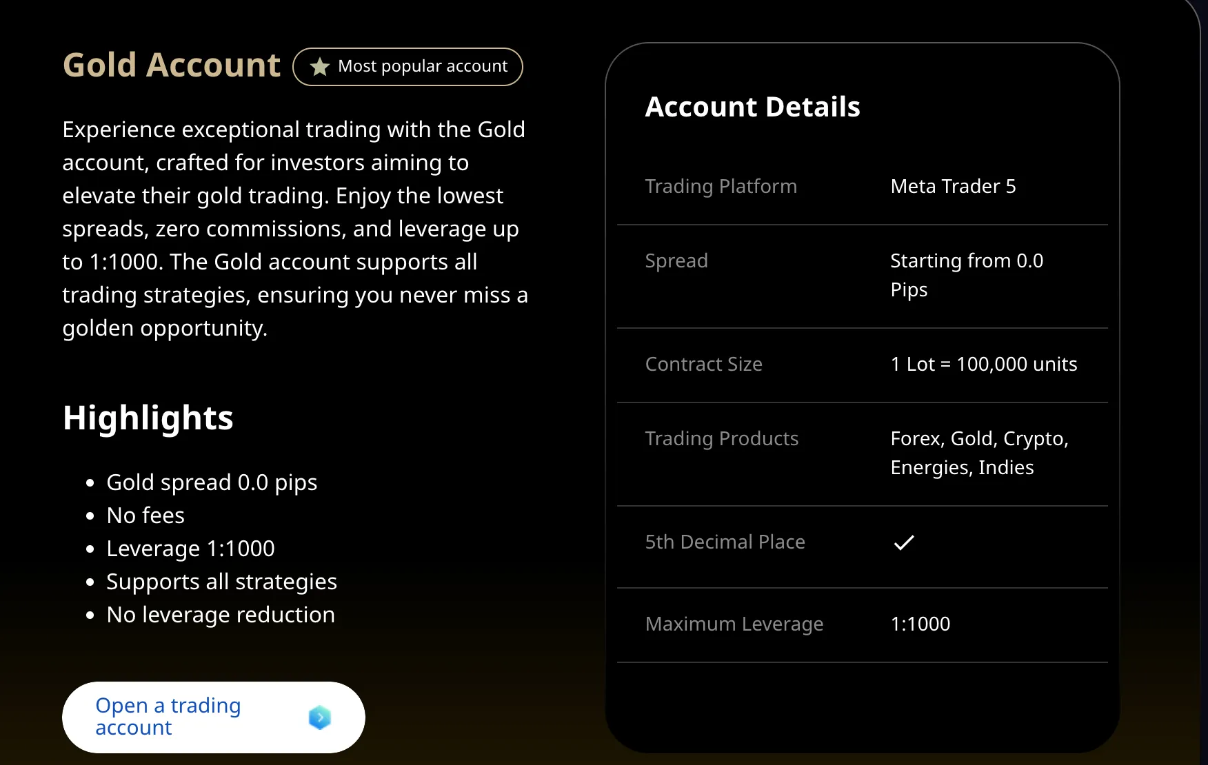 Gold-Konto Gold-Konto