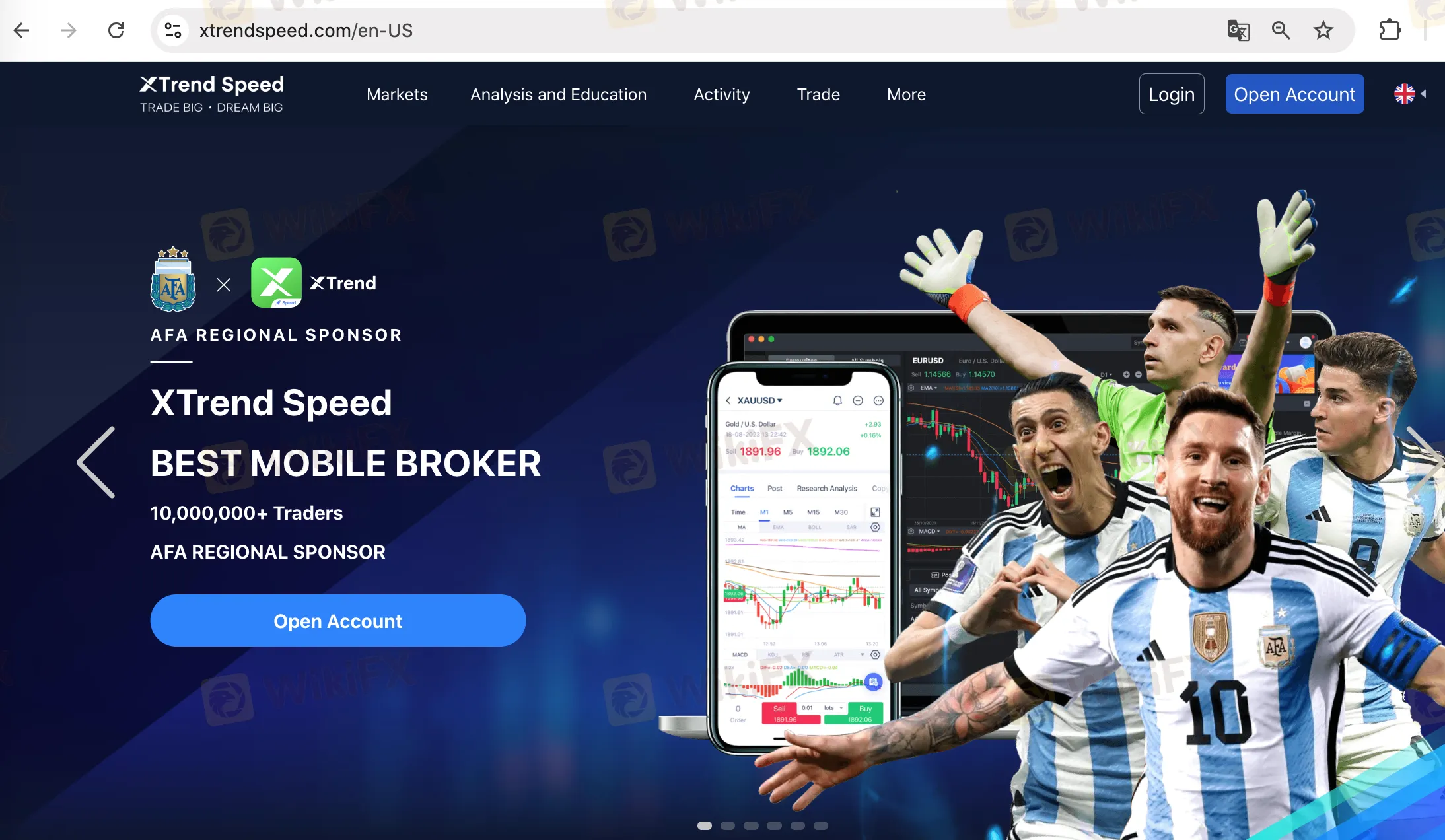 XTrend Speed's homepage