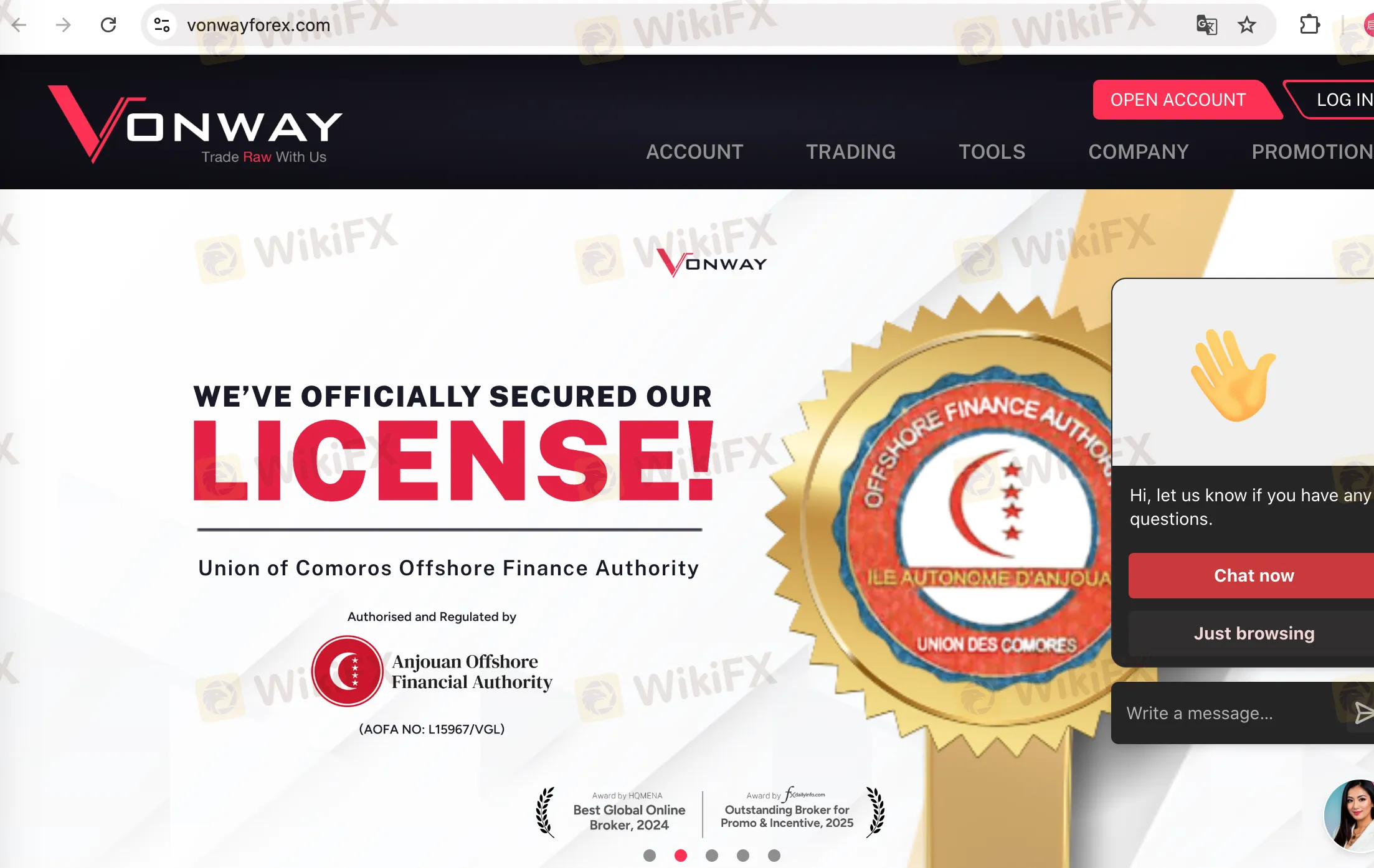 Vonway's homepage