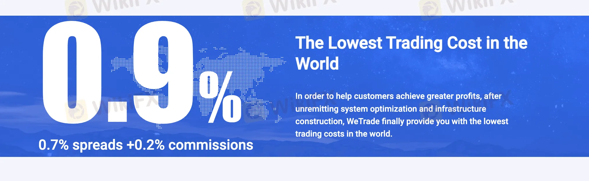 WeTrade 费用