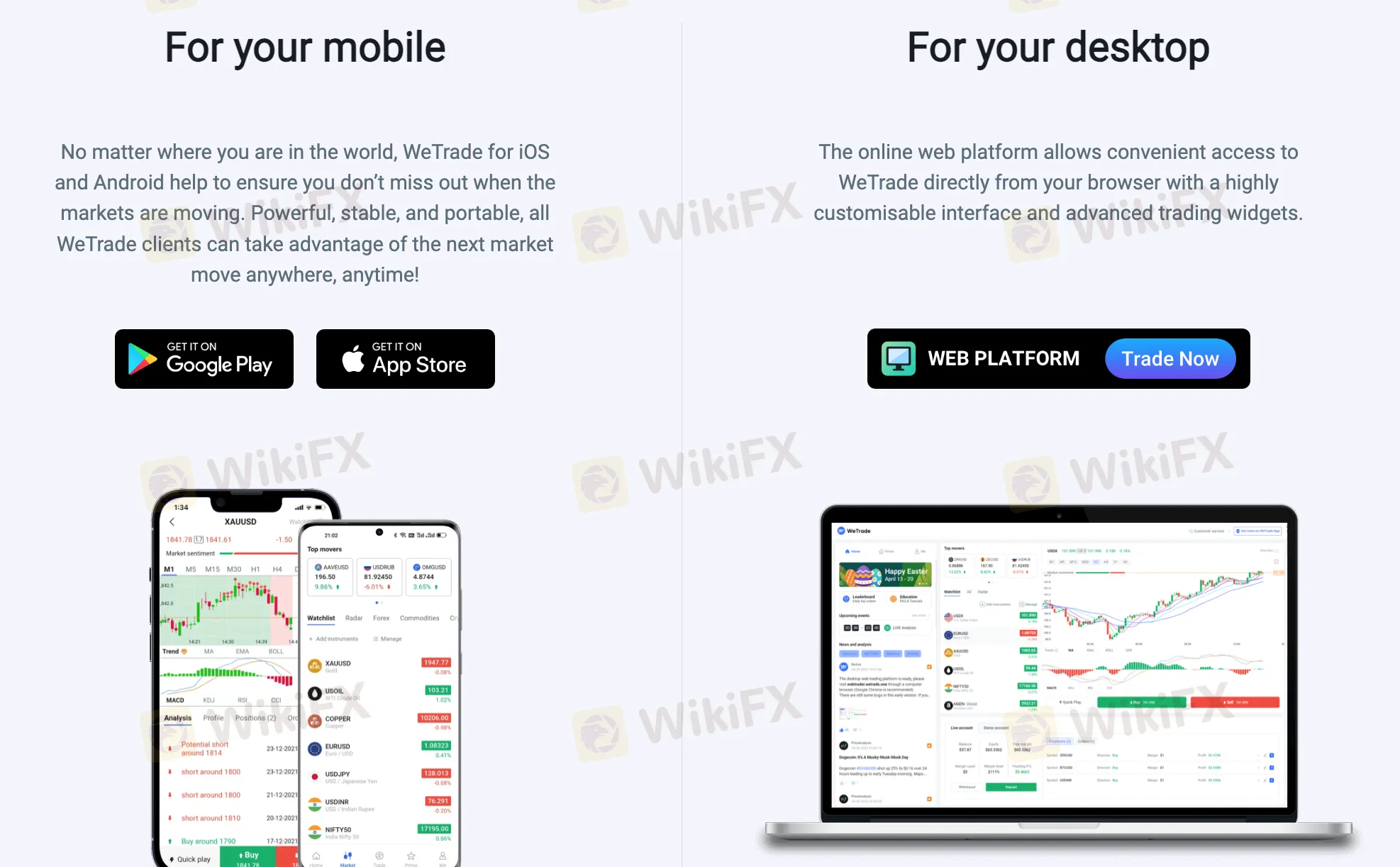 WeTrade 平台