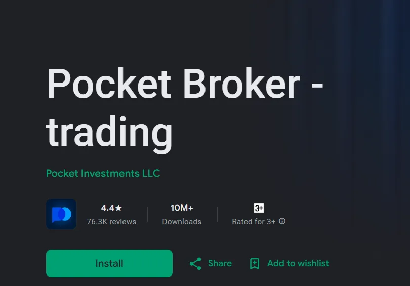 Pocket Broker Trading App Pocket Broker Trading App