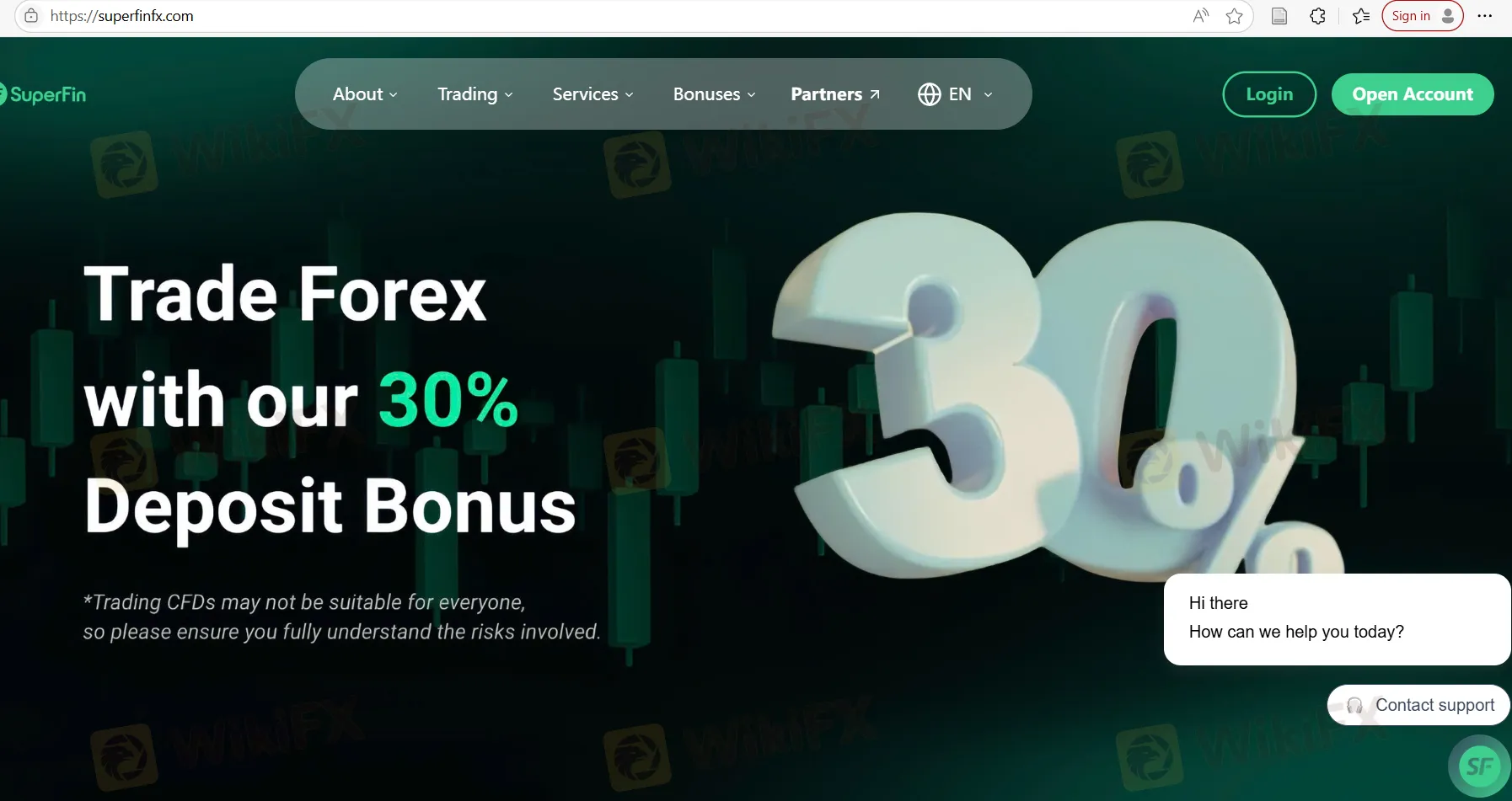 SuperFin's homepage