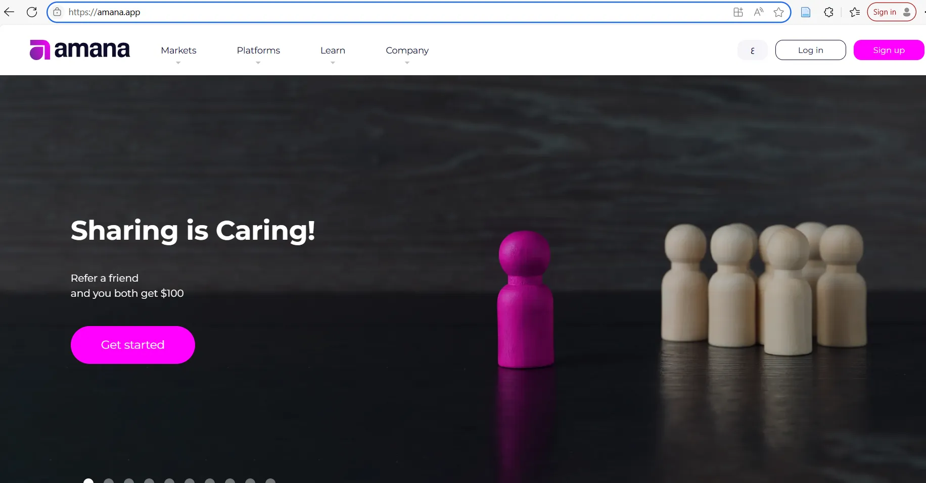 amana's homepage