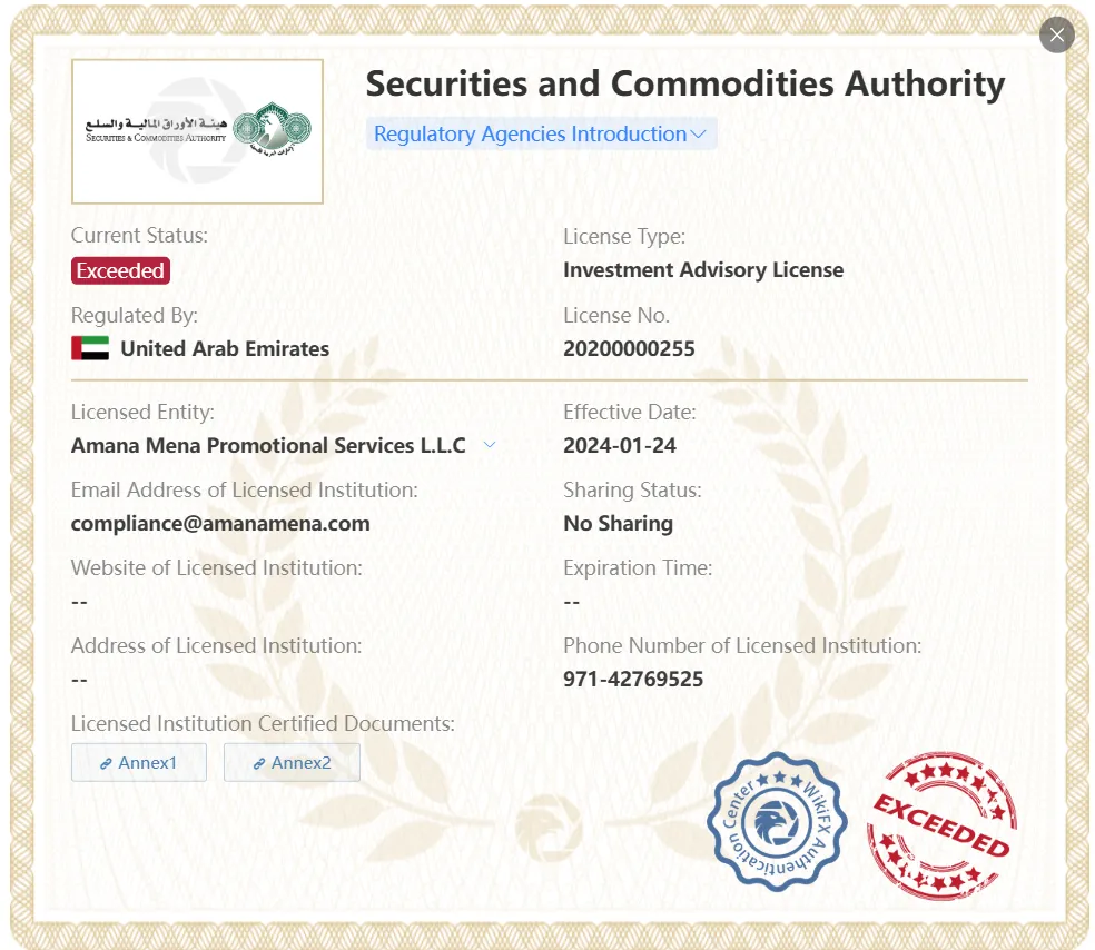 Exceeded SCA license