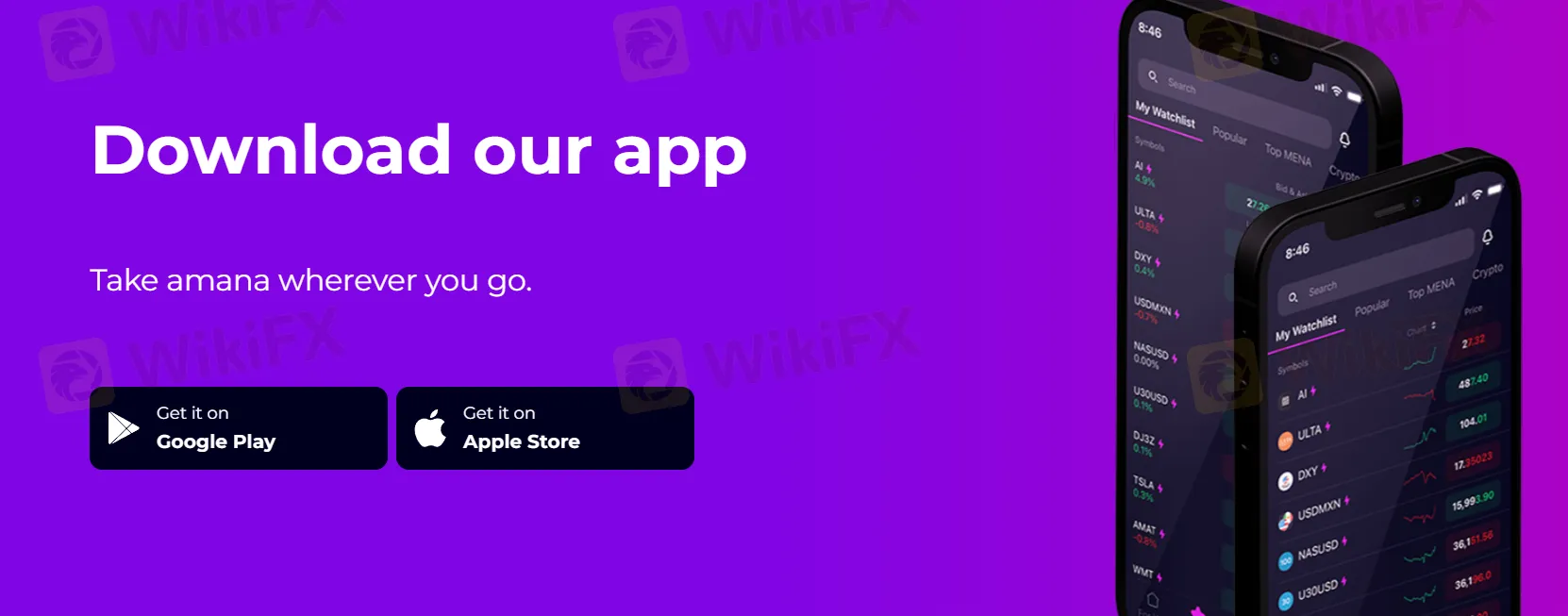 Application amana