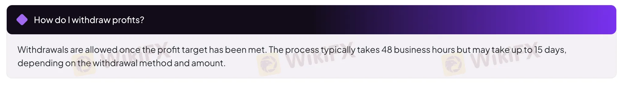 Withdraw
