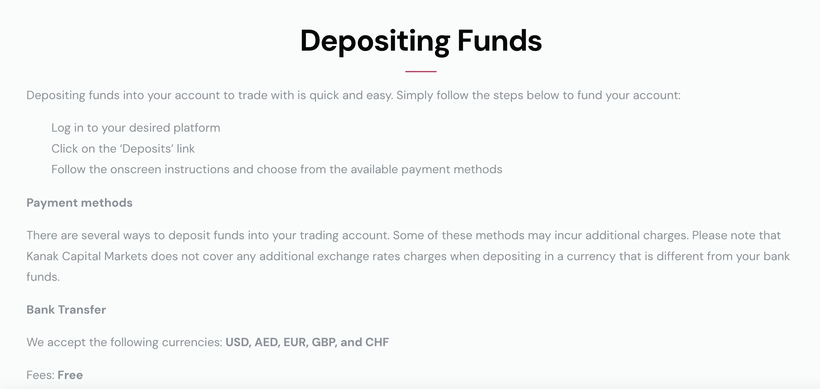 Deposit 