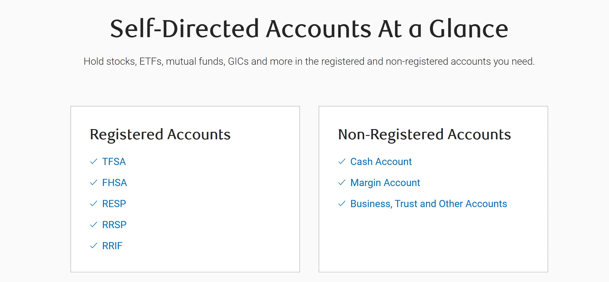Accounts
