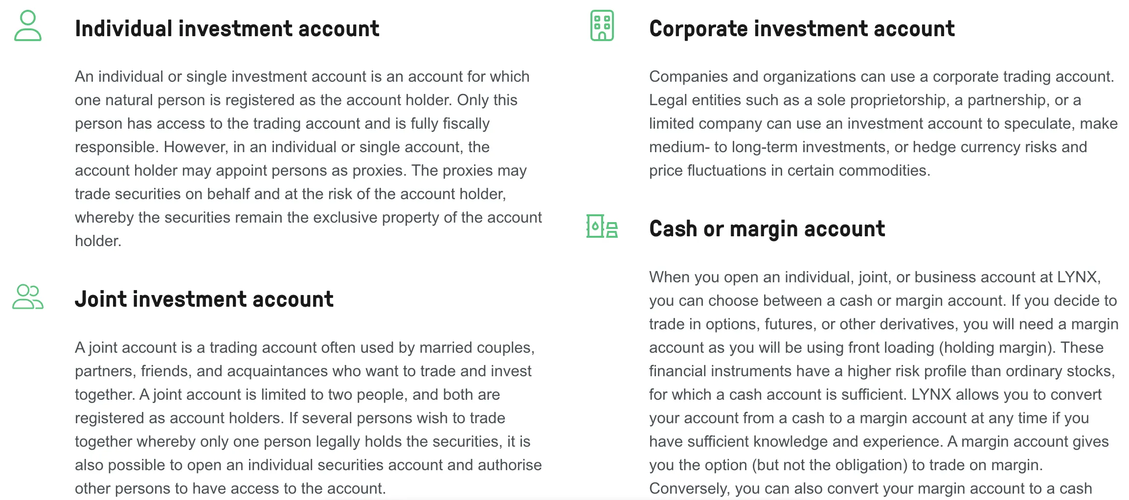 Account Types Account Types