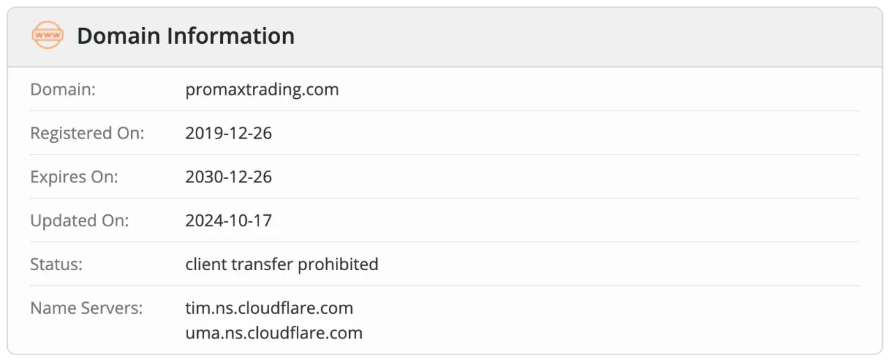 Domain-Informationen Domain-Informationen