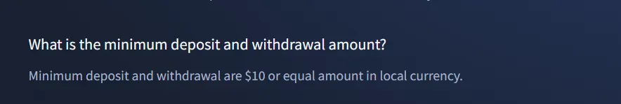 Deposit and Withdrawal Deposit and Withdrawal