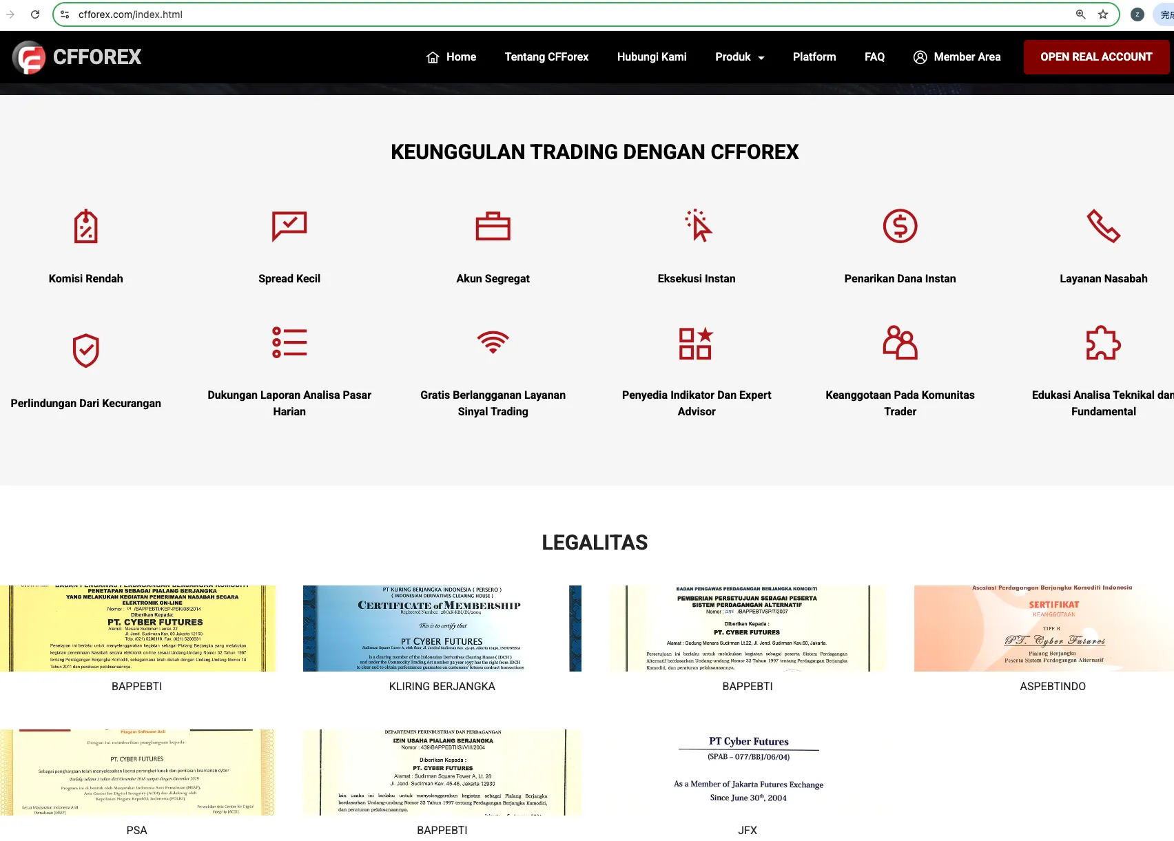 CFForex 信息 CFForex 信息