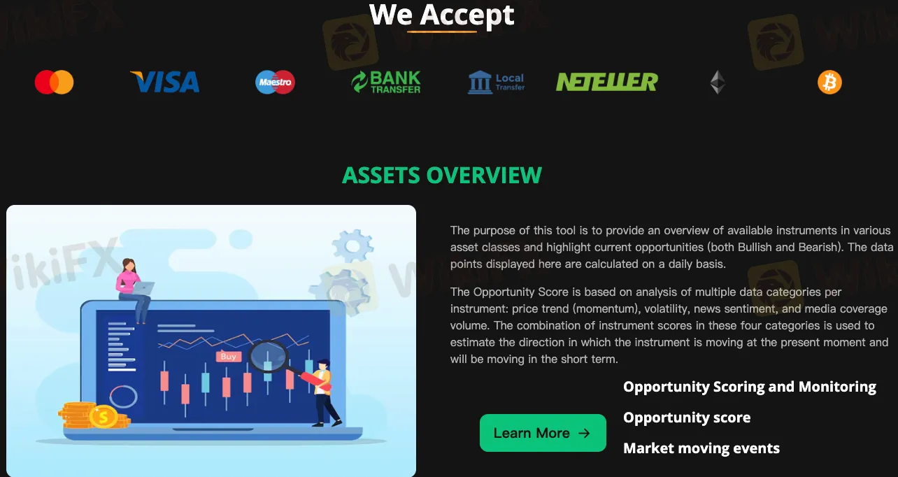 Deposit and Withdrawal