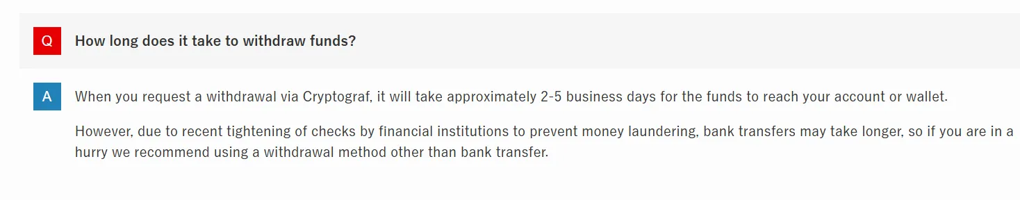 Deposit and Withdrawal Deposit and Withdrawal