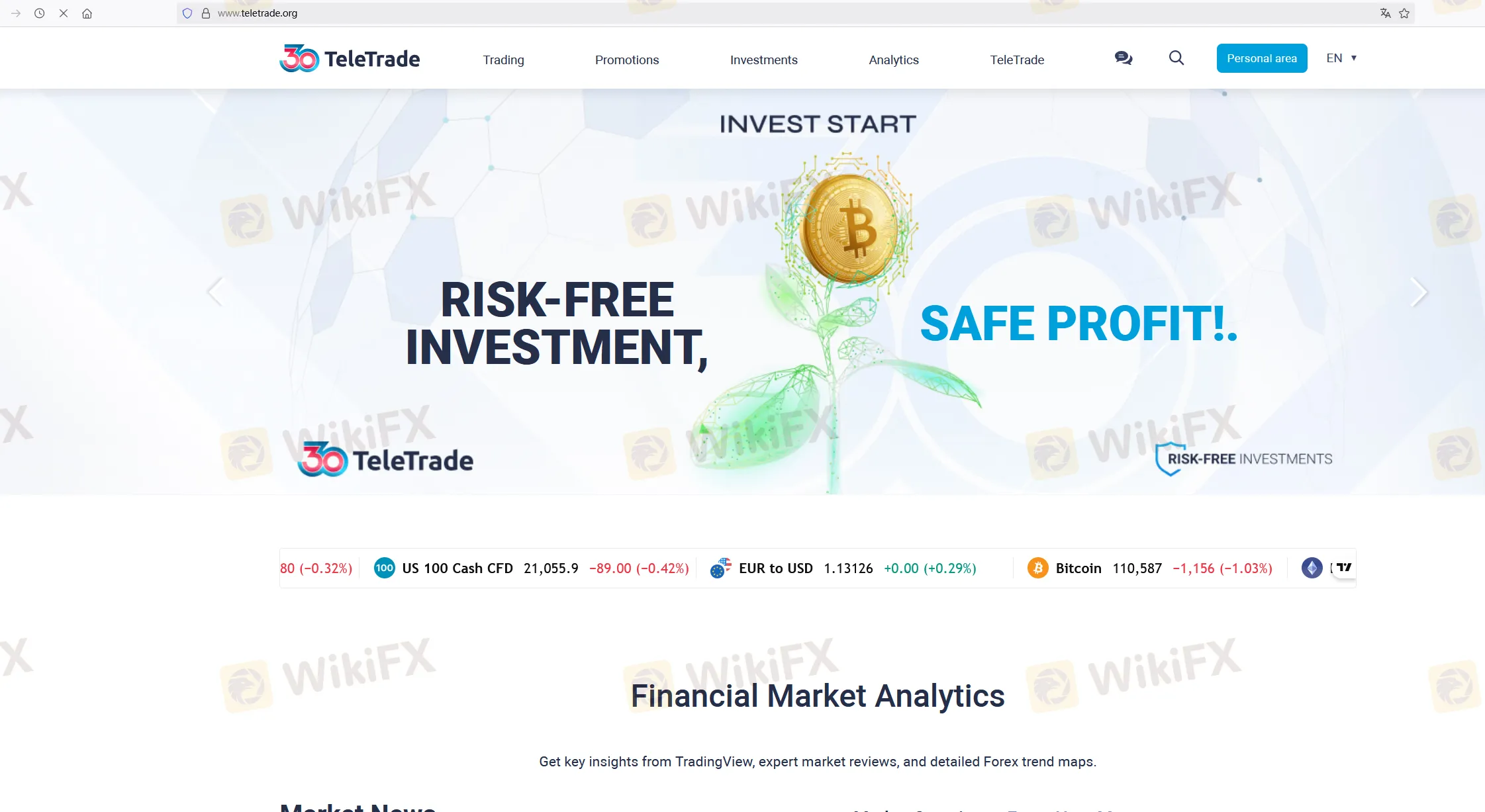 TeleTrade معلومات