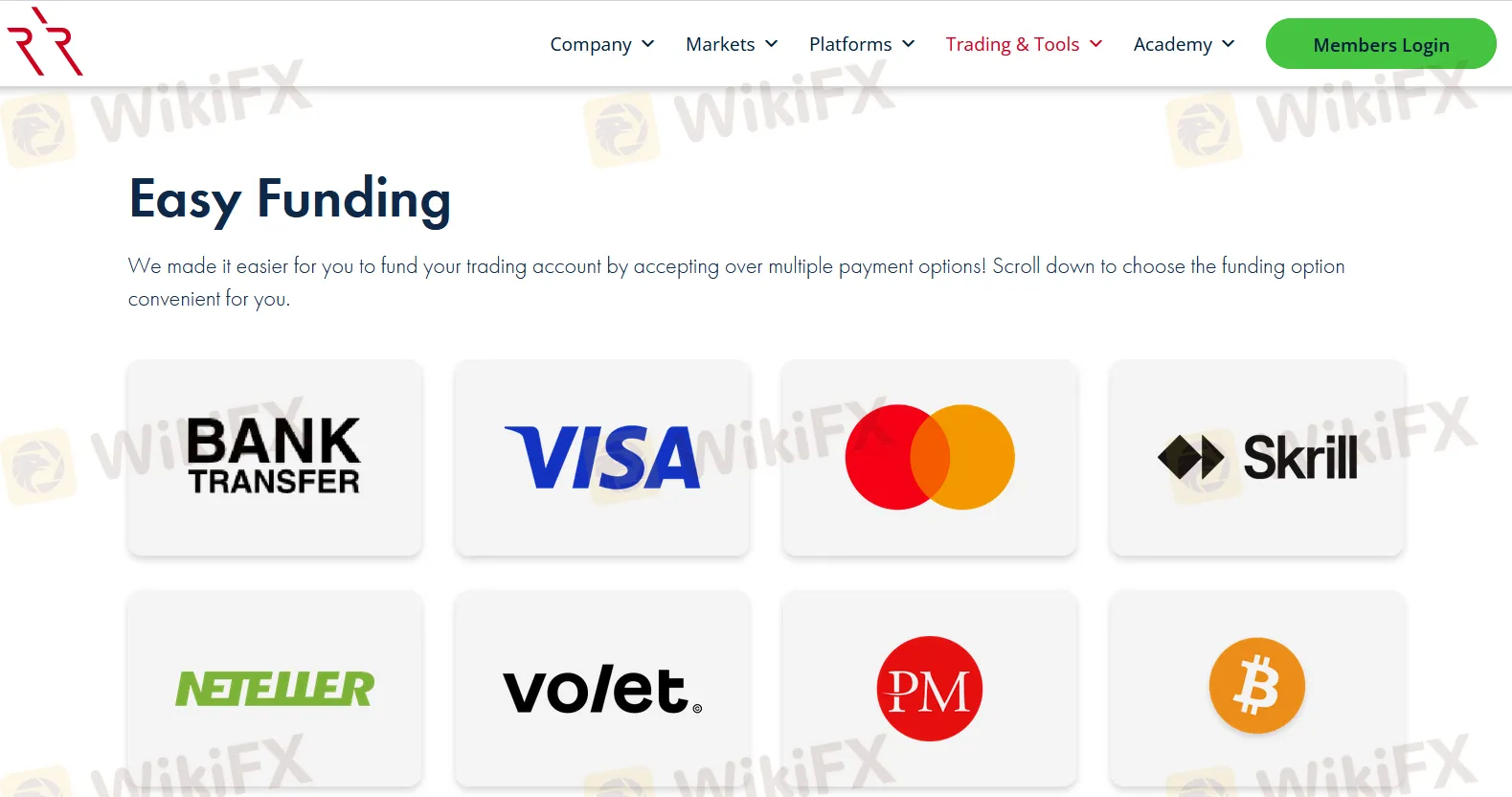Deposit and Withdrawal