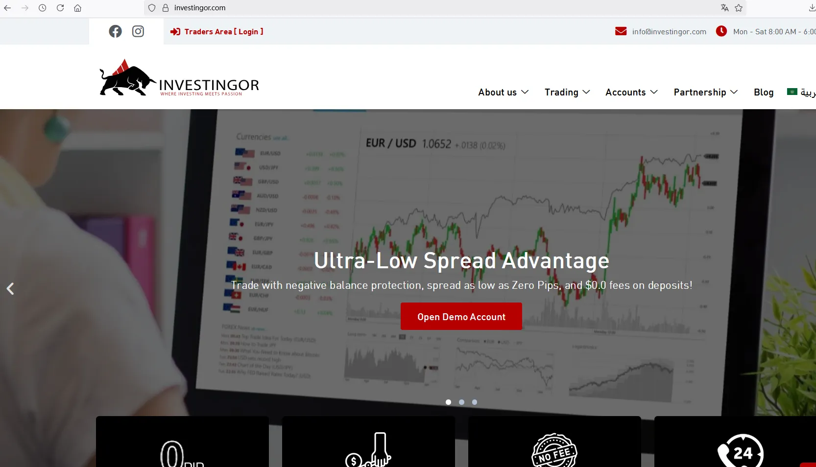 Investingor معلومات