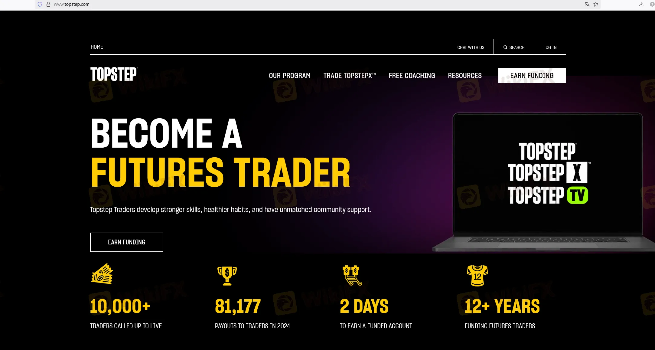TopstepFX Información