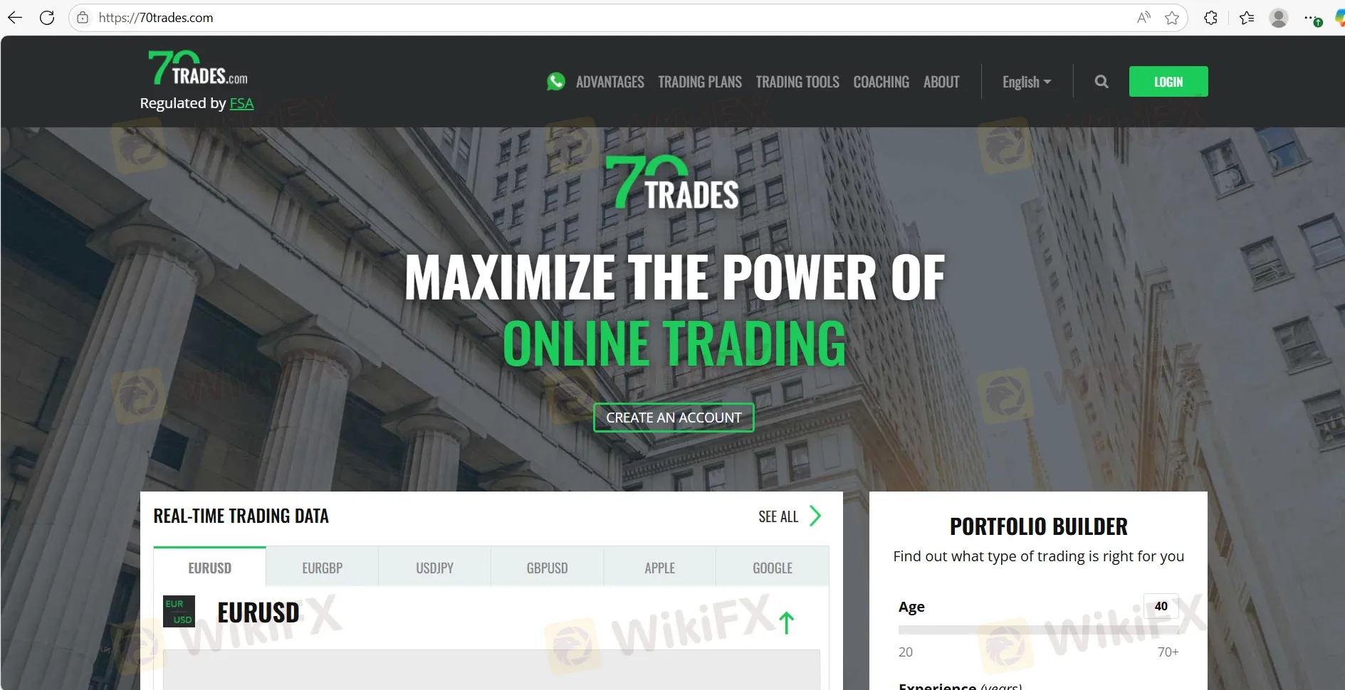 70Trades 資訊