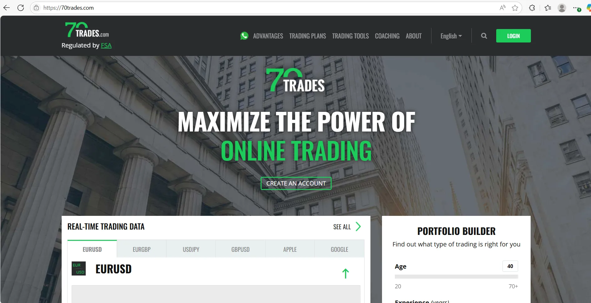 70Trades Informationen 70Trades Informationen