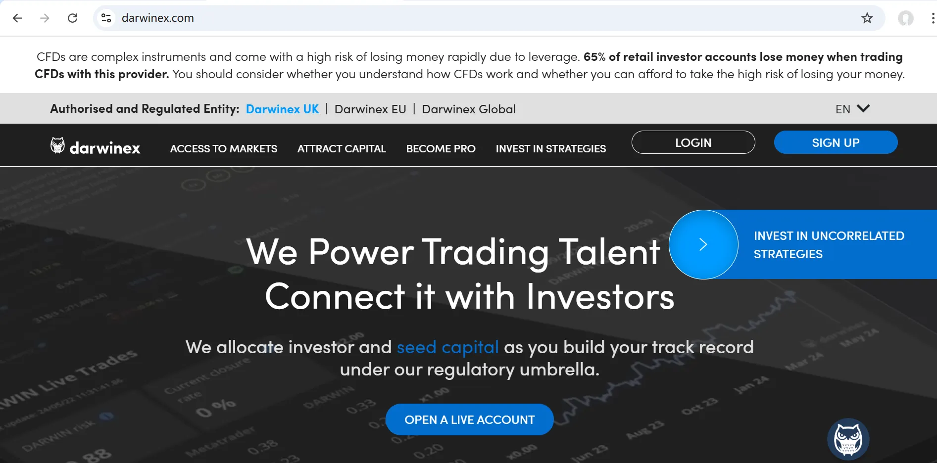 Darwinex Impormasyon