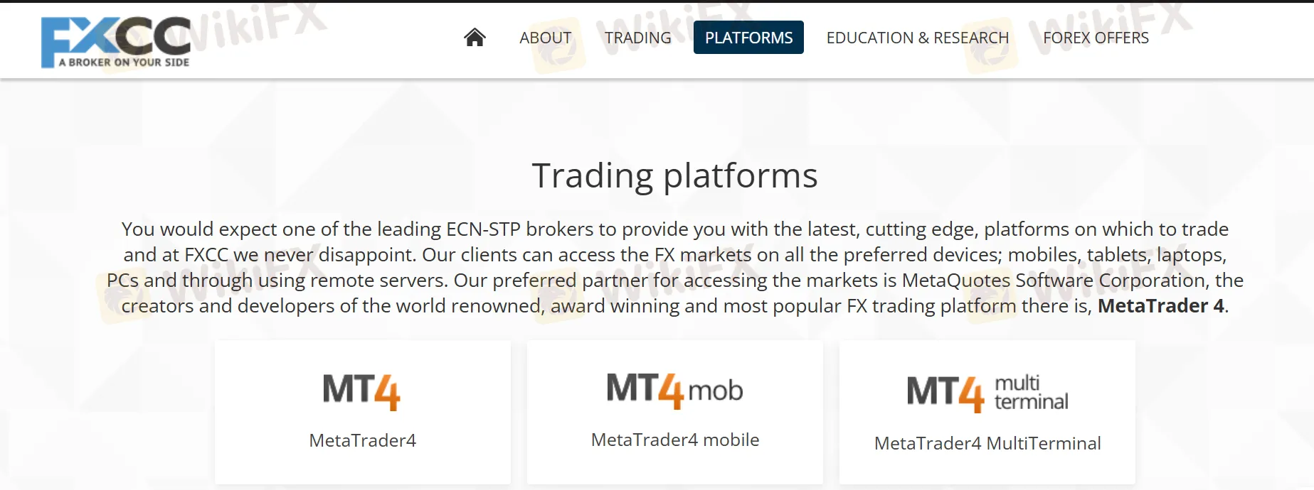 Platform ng Pag-trade