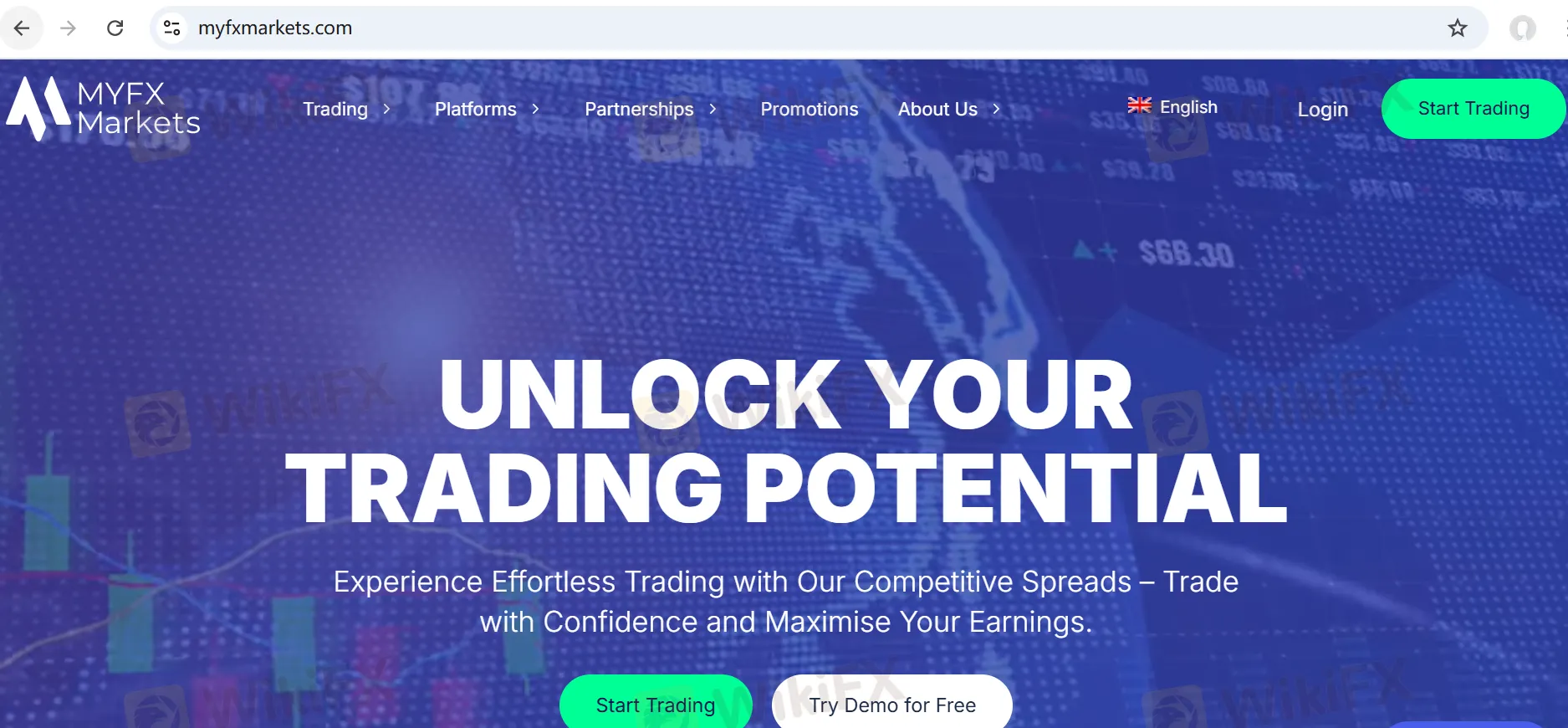 MYFX Markets Information