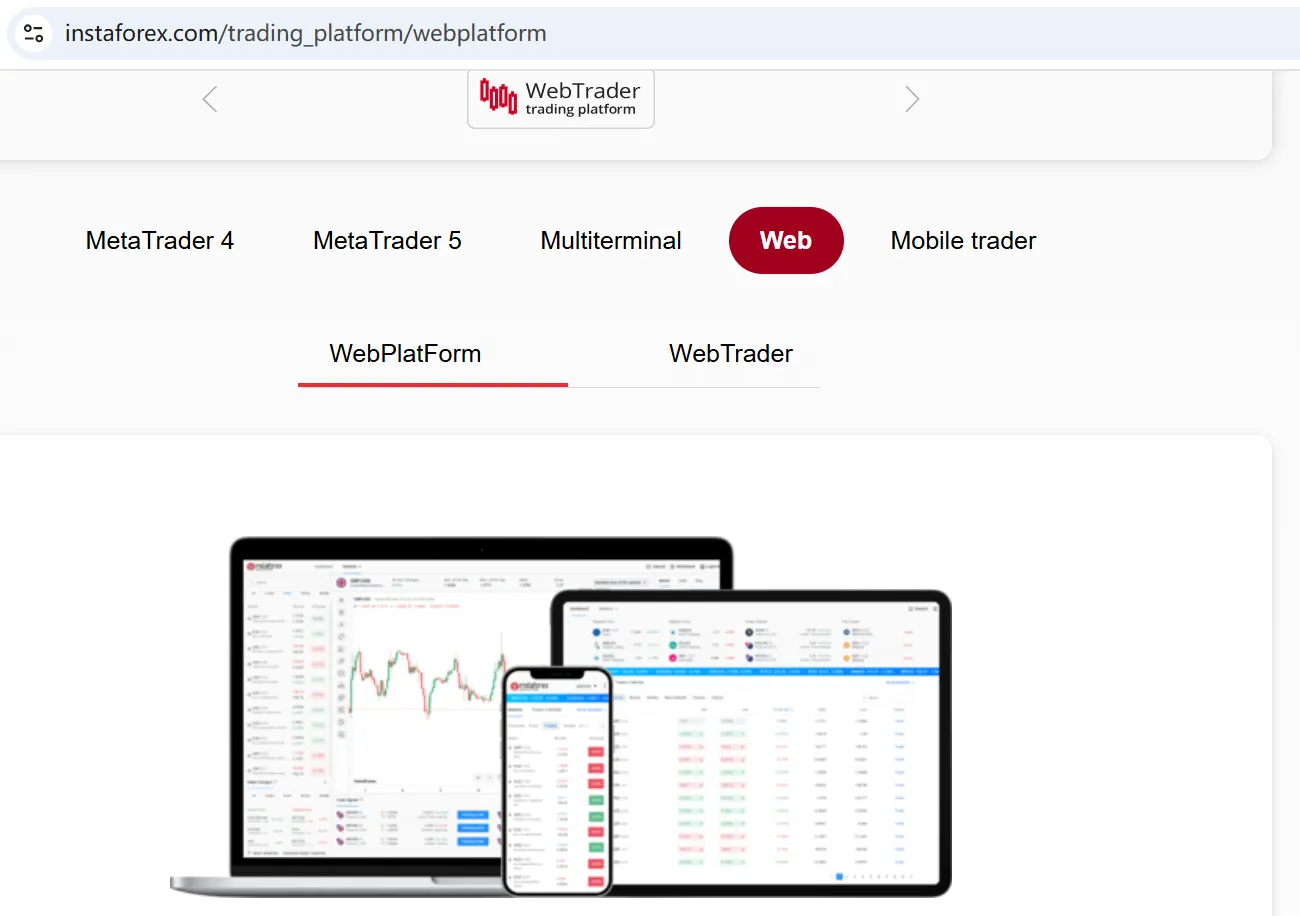 Plataforma de Trading Plataforma de Trading