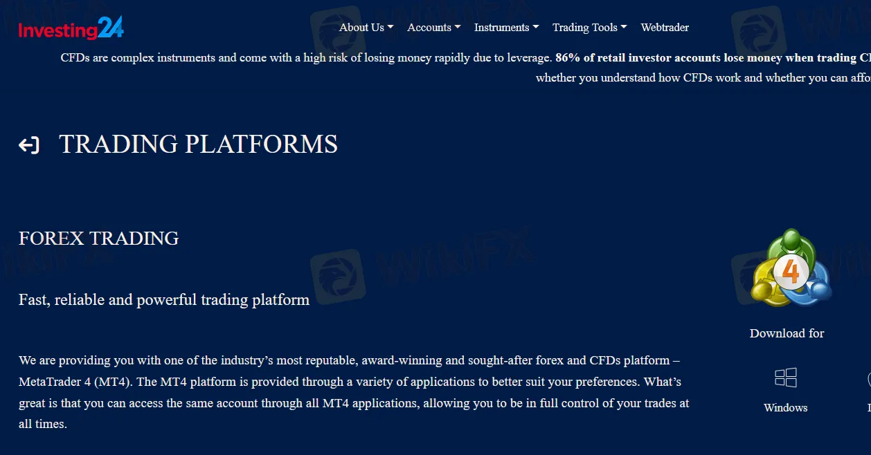 Plateforme de trading
