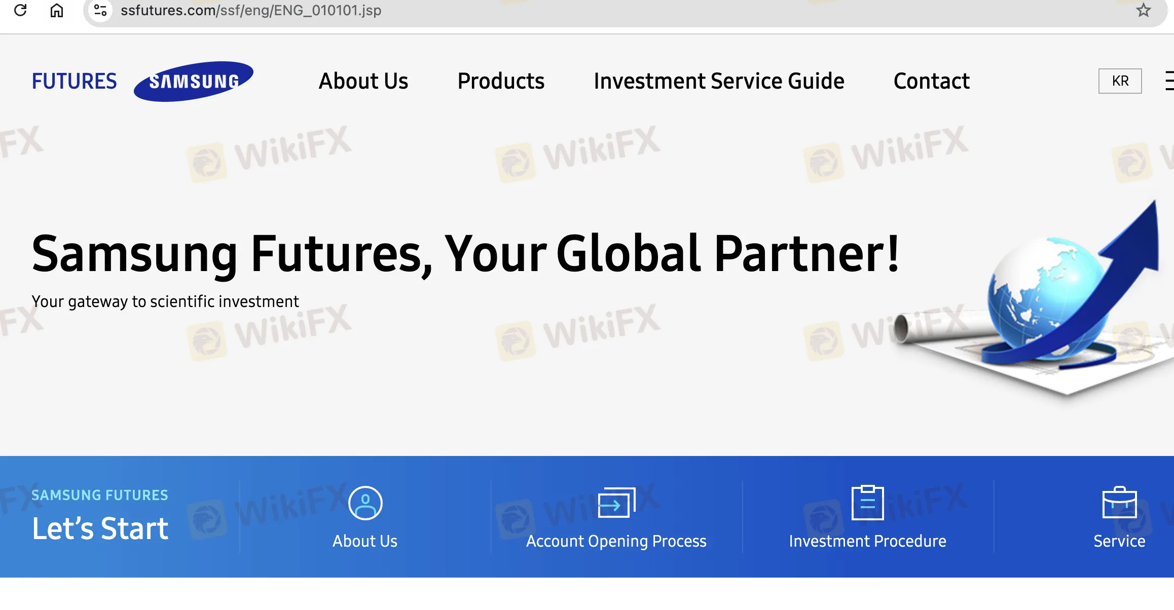 SAMSUNG FUTURES' homepage