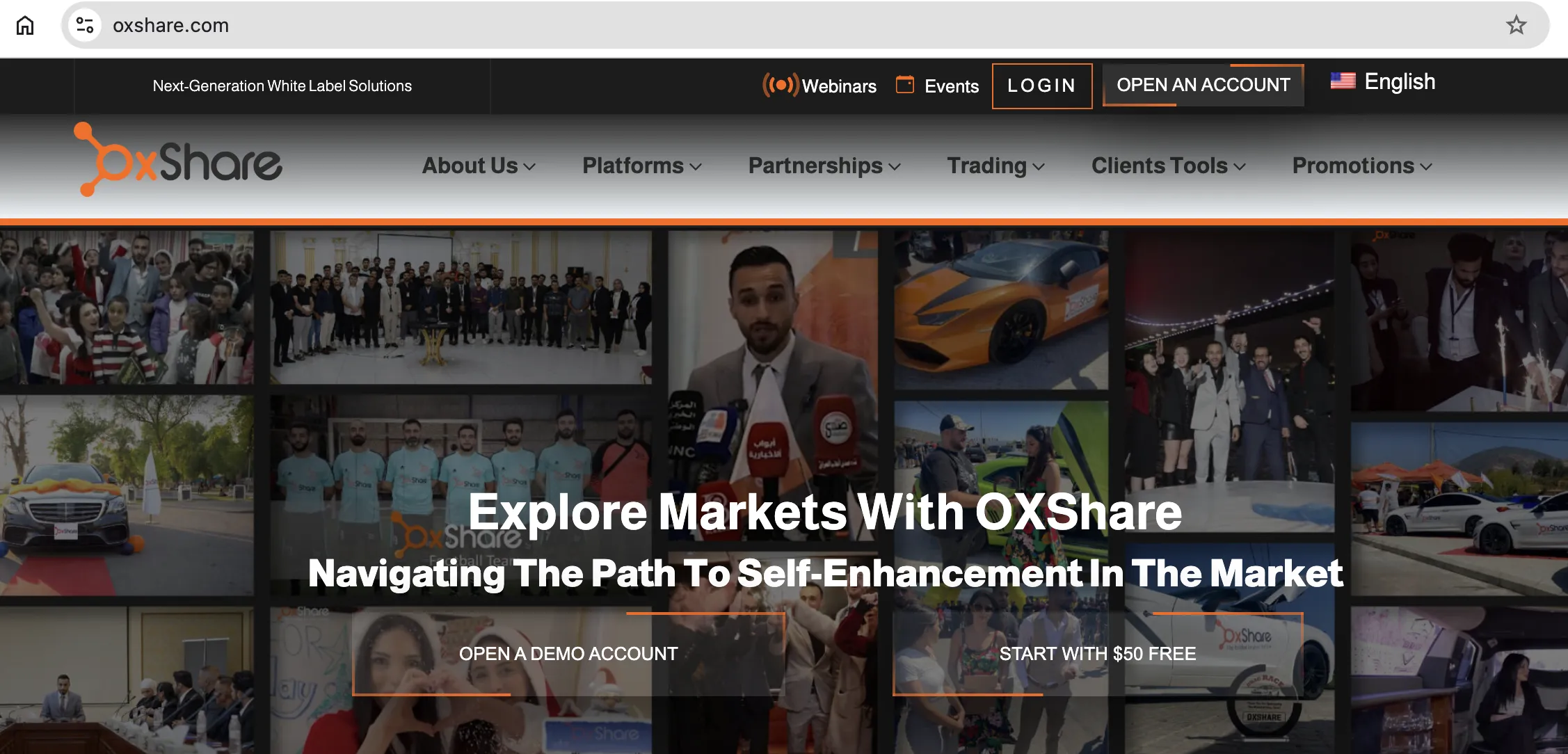 OXShareのホームページ
