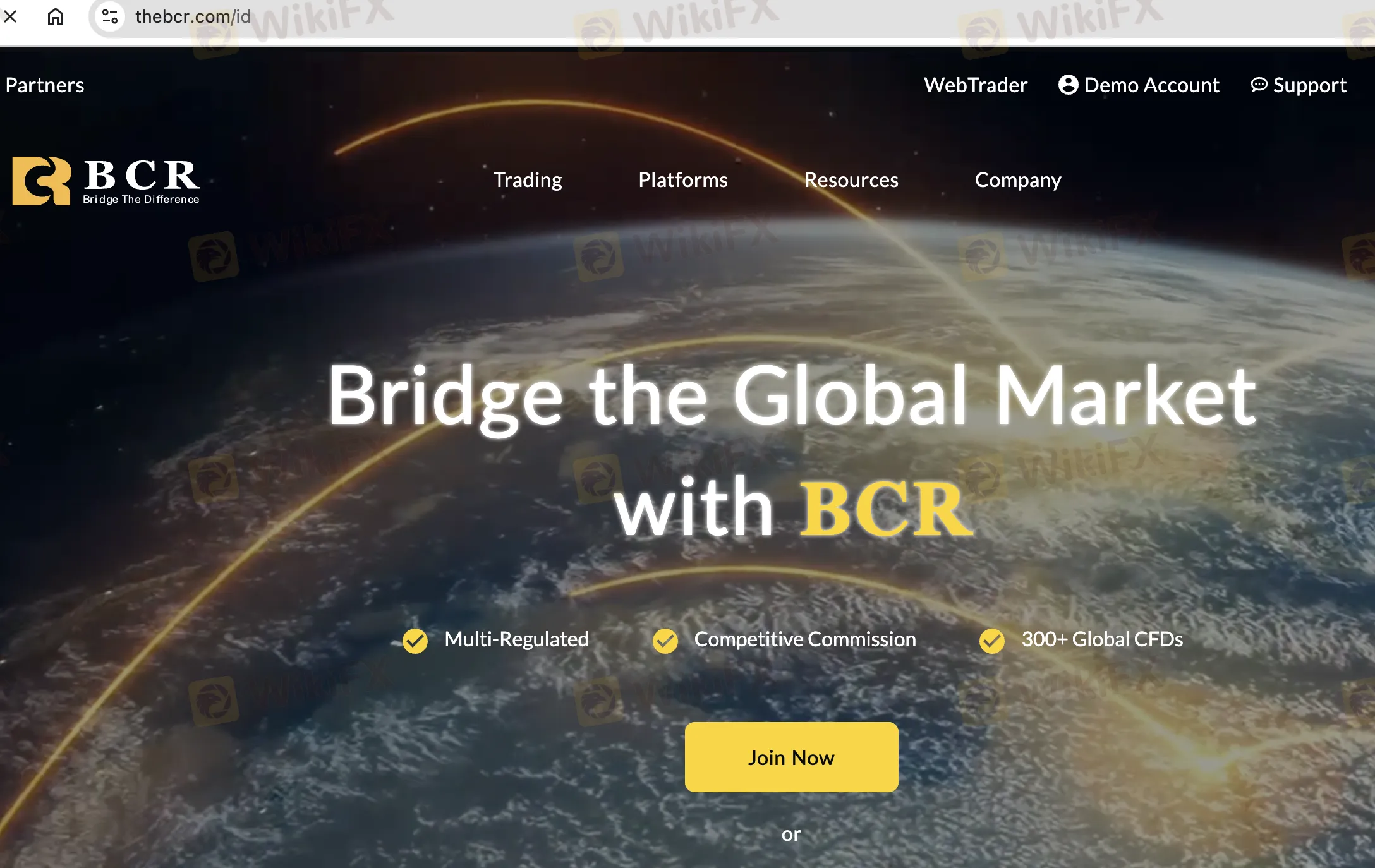 BCR's homepage