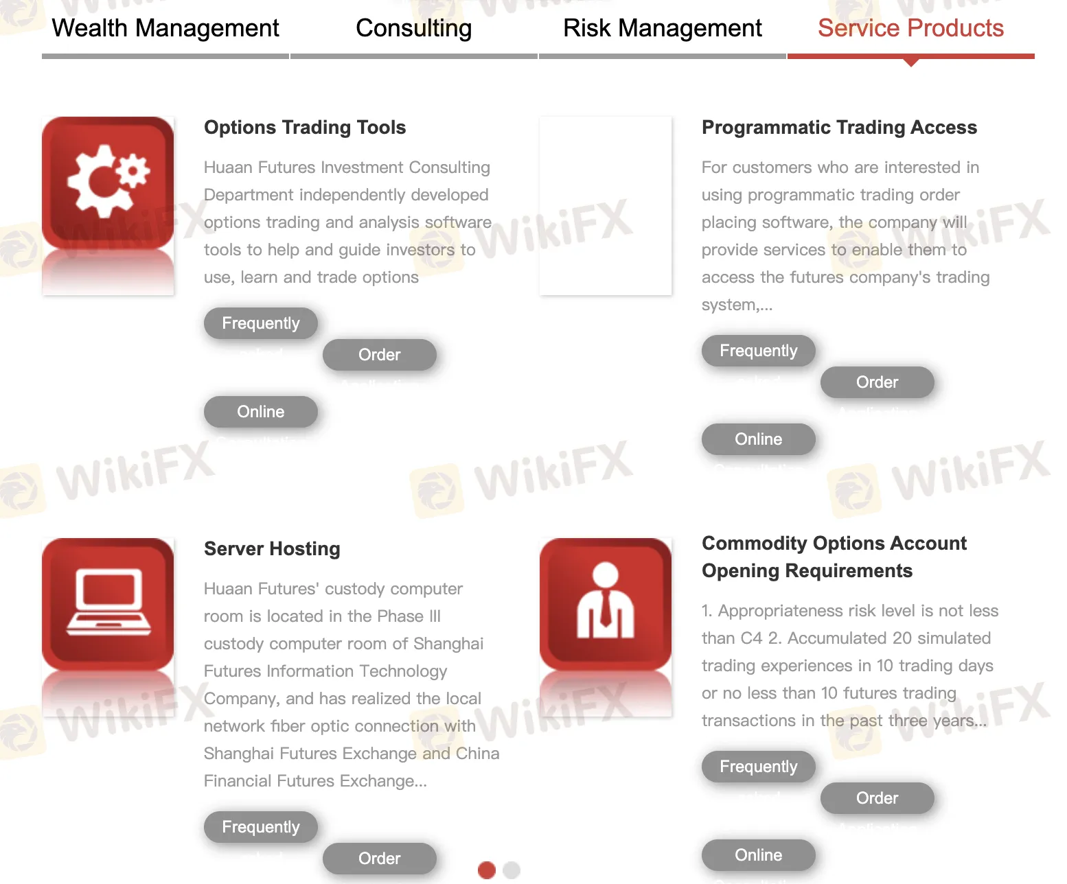 HUAAN FUTURES Services