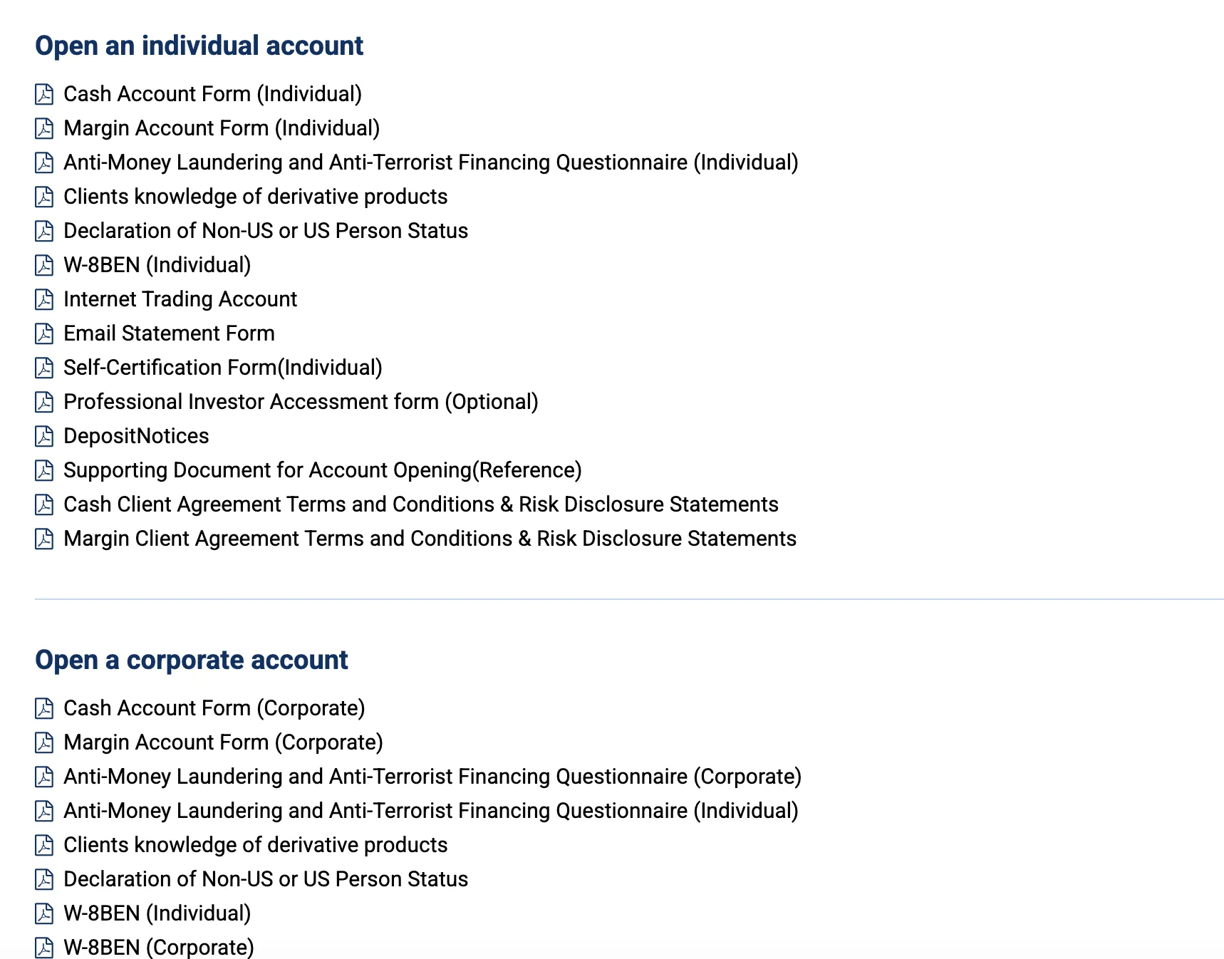 Account Type