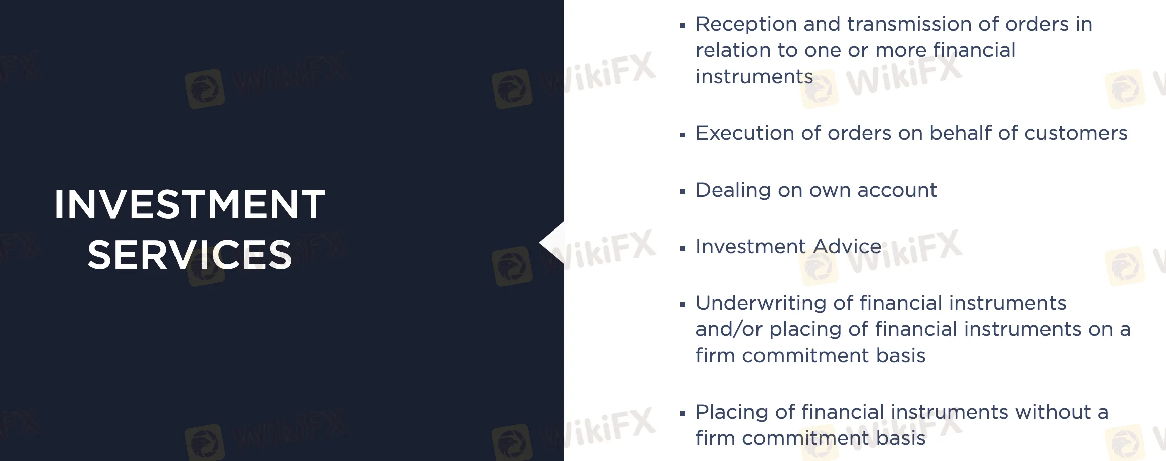 Investment services