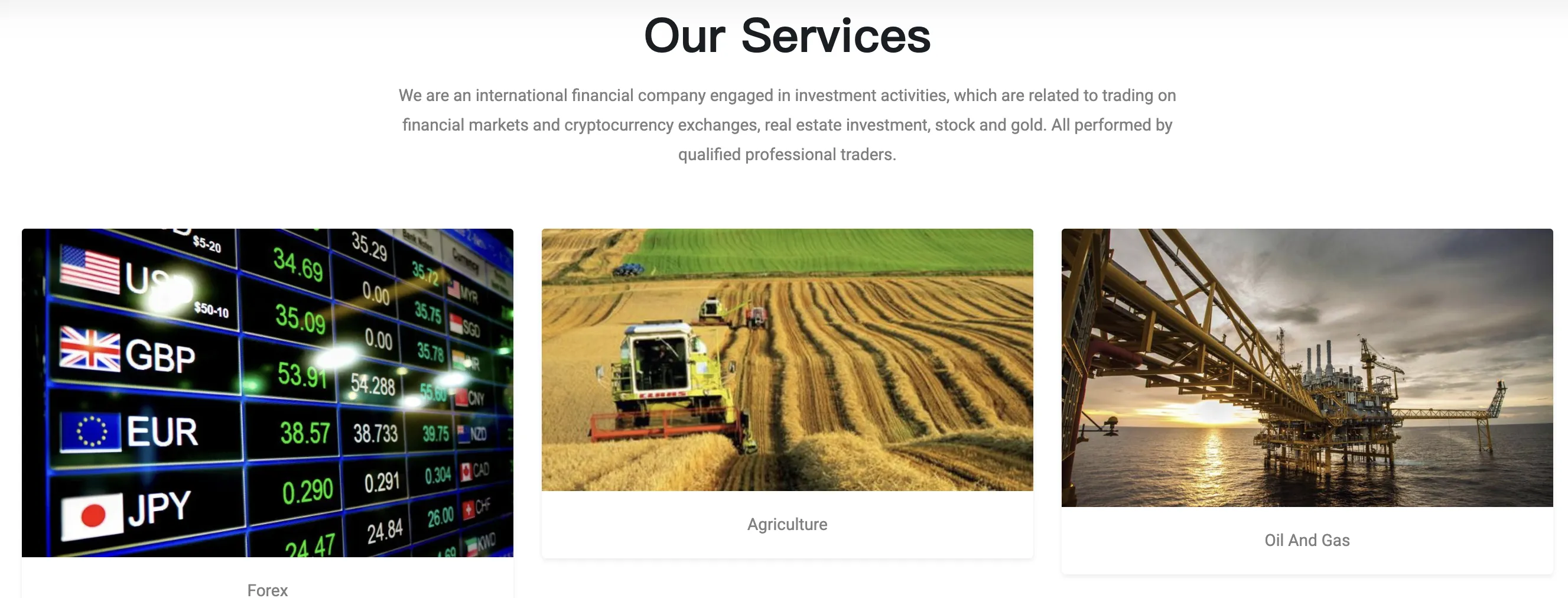 Produits et Services