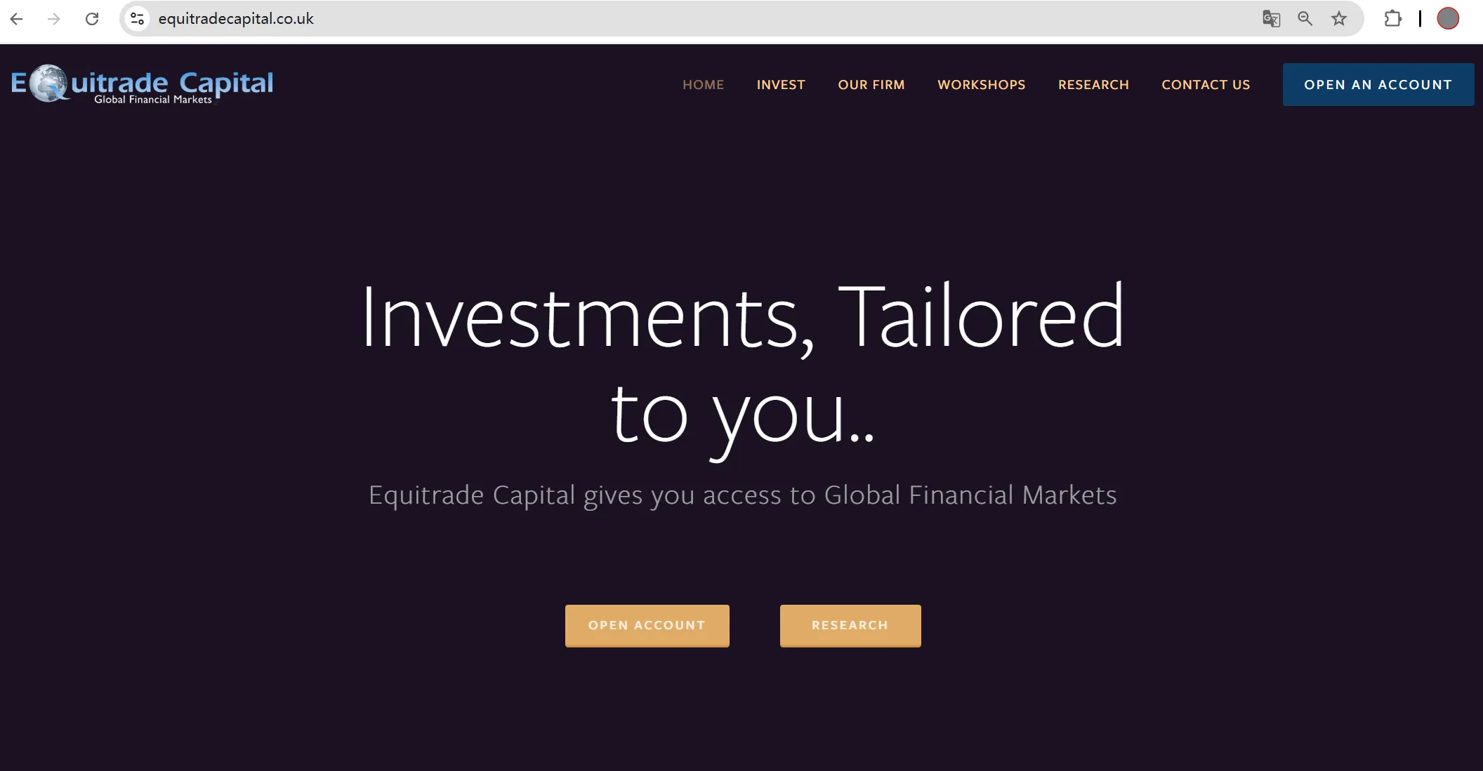 Equitrade Capital 資訊