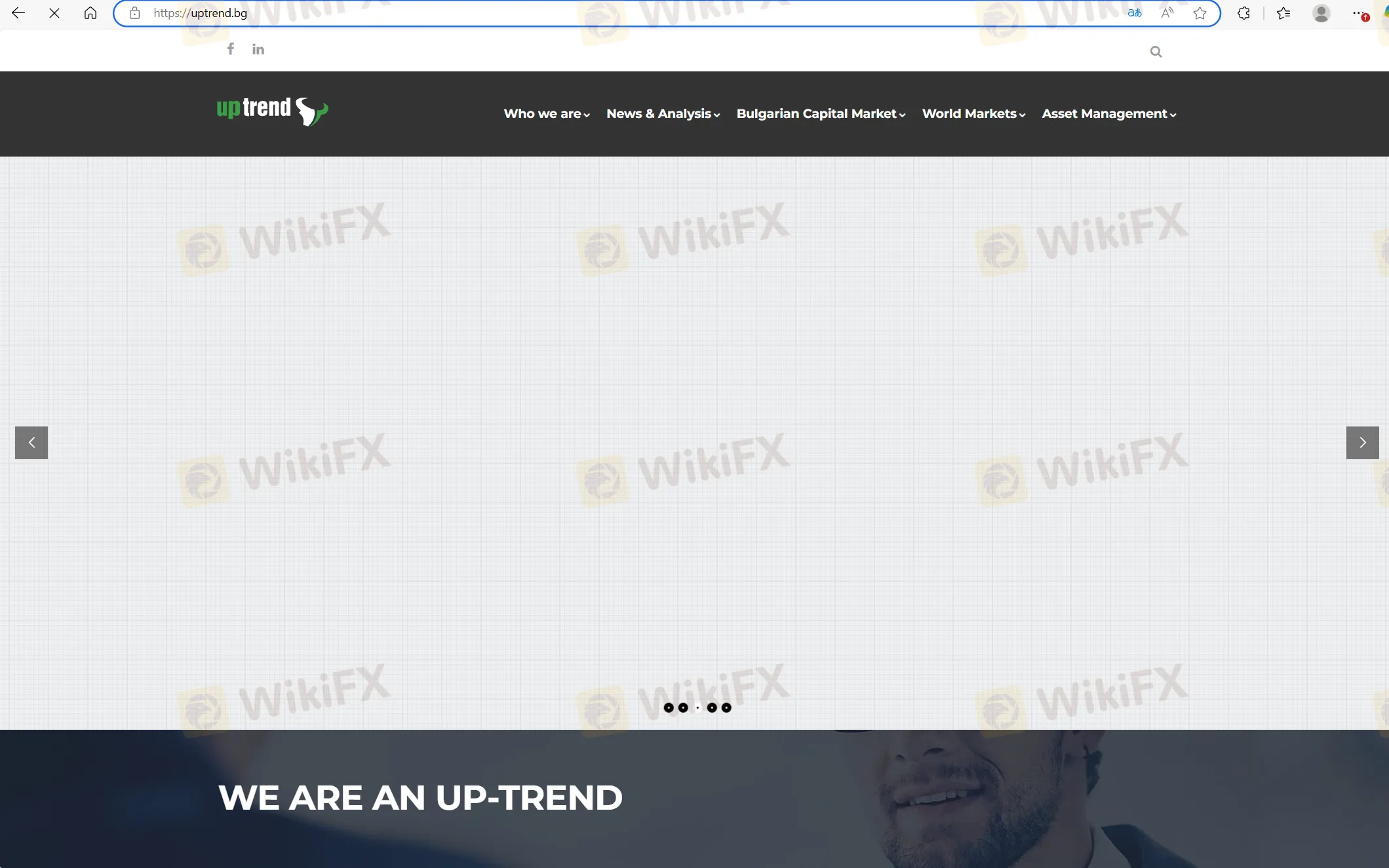 UP TREND's homepage