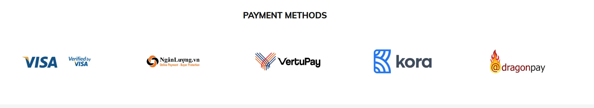 Méthodes de paiement Méthodes de paiement