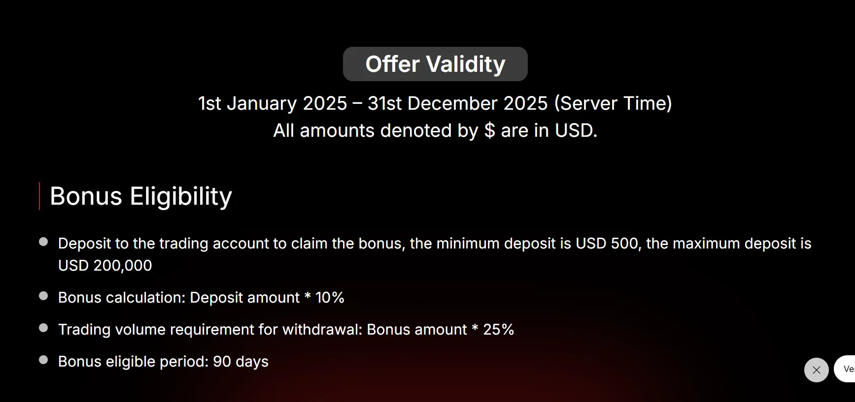 Deposit Bonus Deposit Bonus