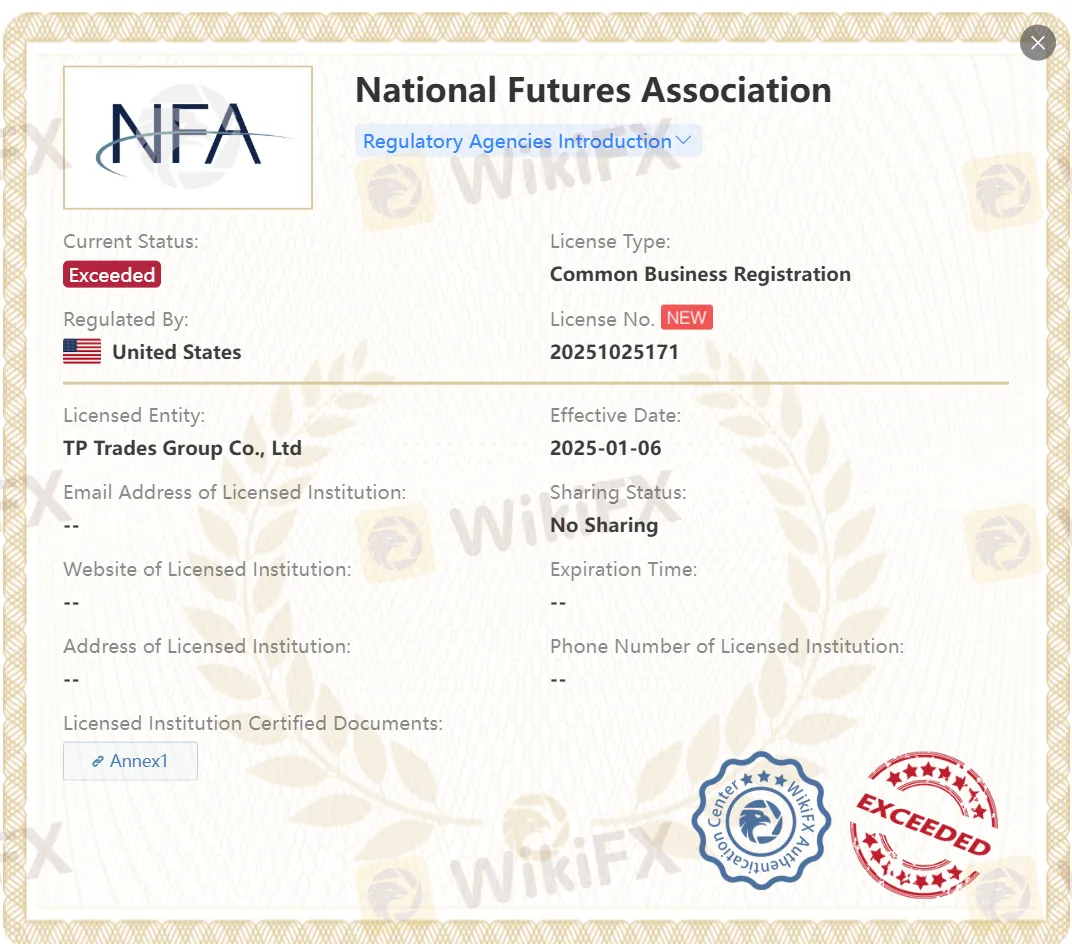 Exceeded NFA license