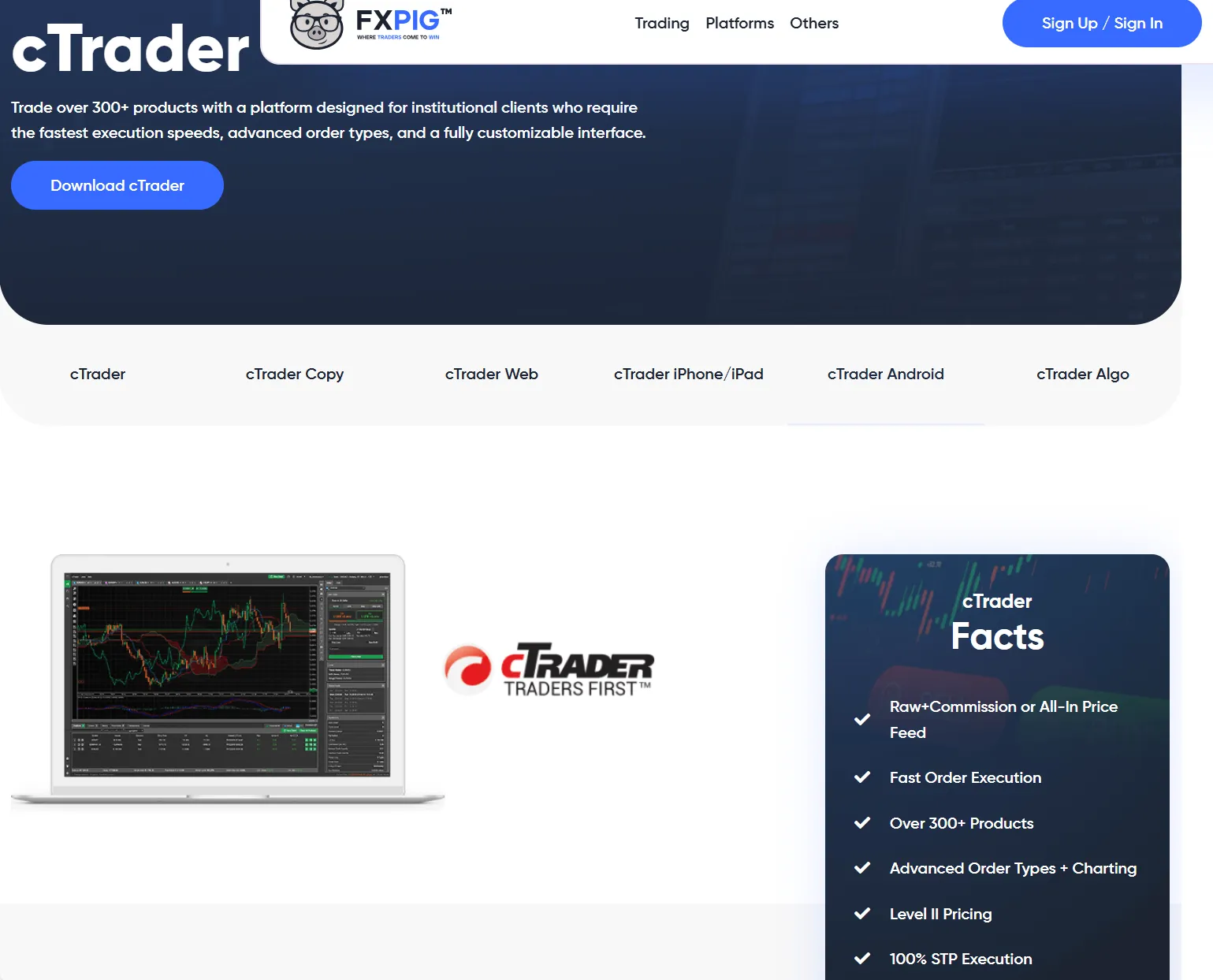 Платформа cTrader