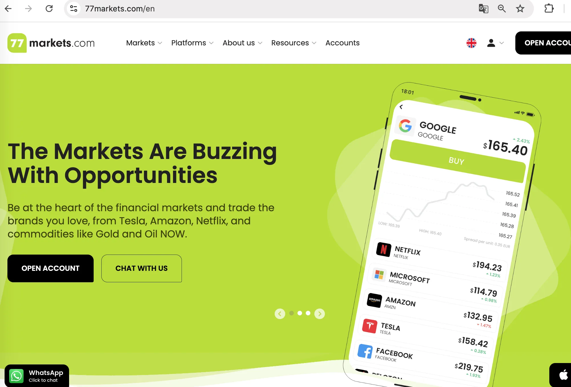 77markets' homepage 77markets' homepage