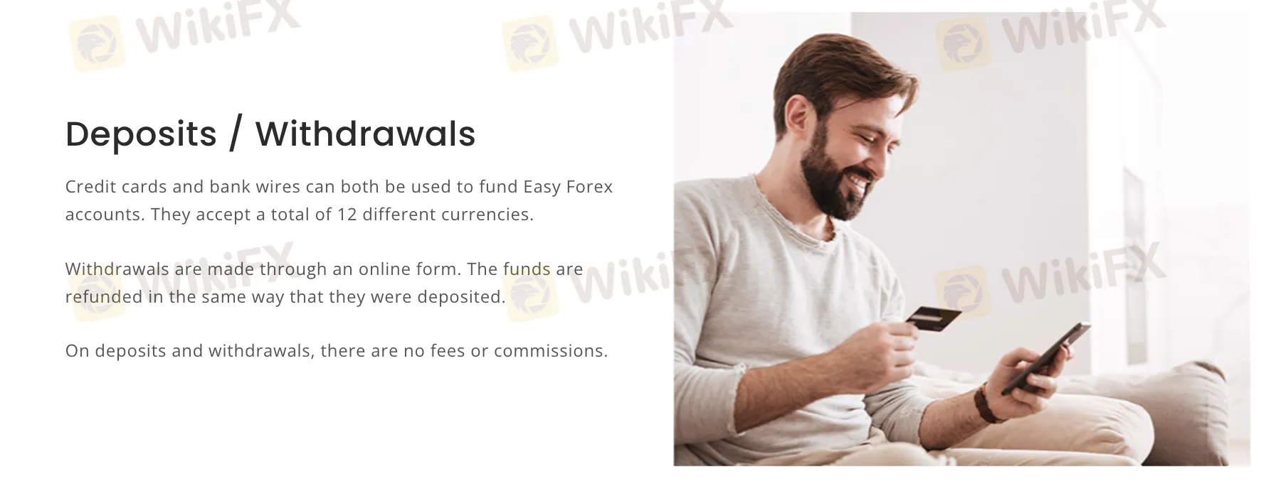 Deposit and Withdrawal