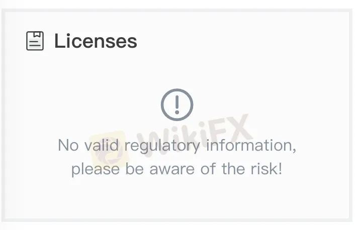No license