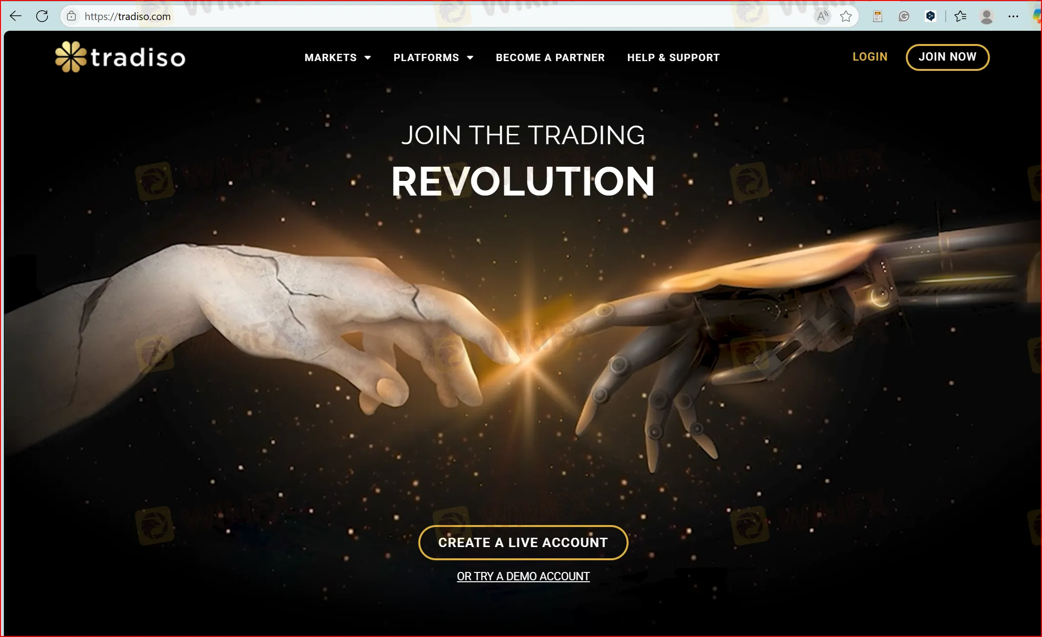 Tradiso's homepage Tradiso's homepage