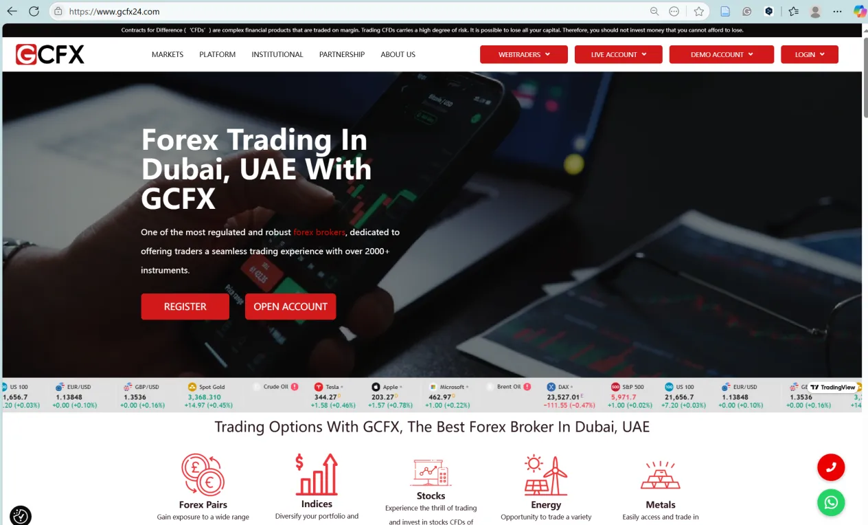 GCFX's homepage GCFX's homepage