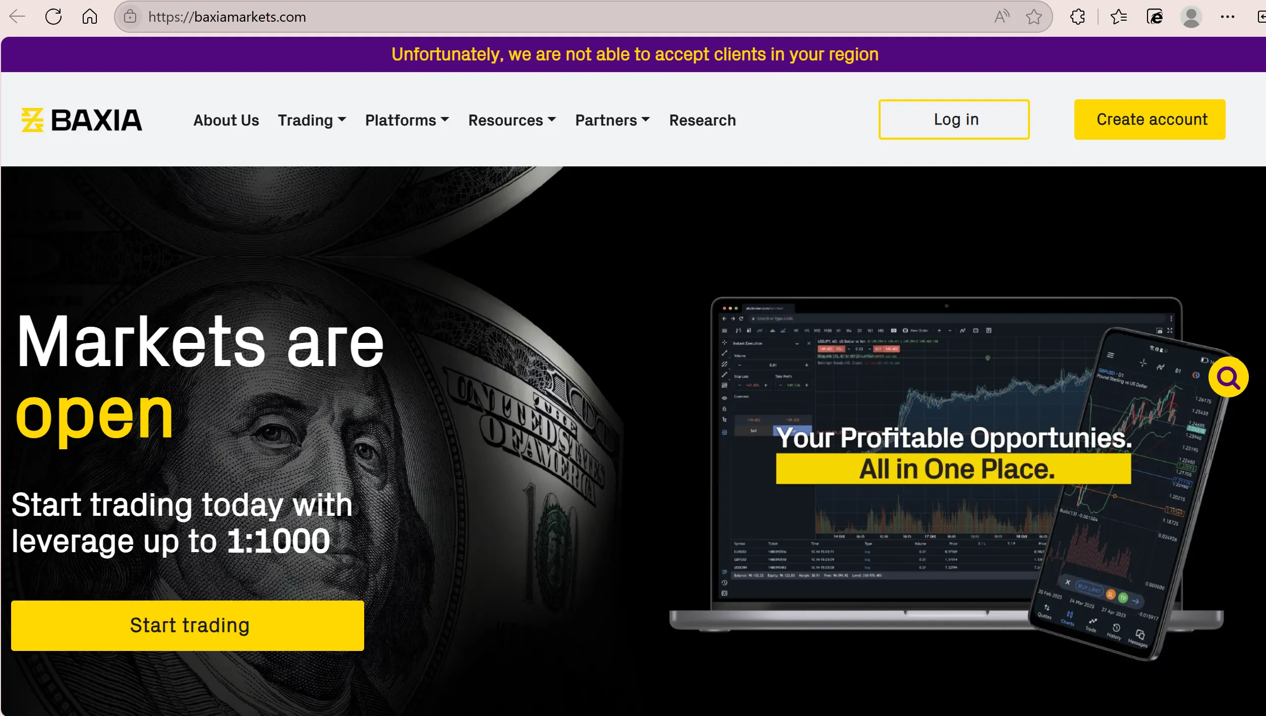 BAXIA MARKETS 情報 BAXIA MARKETS 情報
