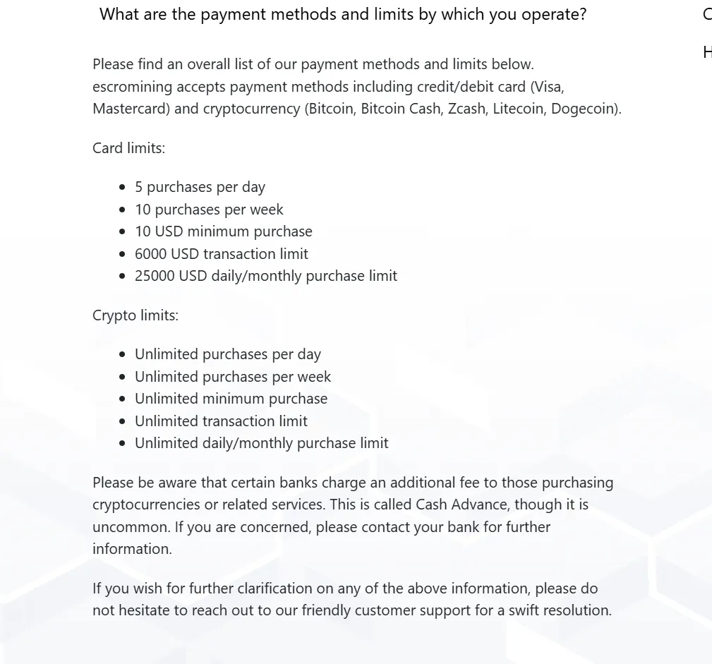 Deposit and Withdrawal Deposit and Withdrawal